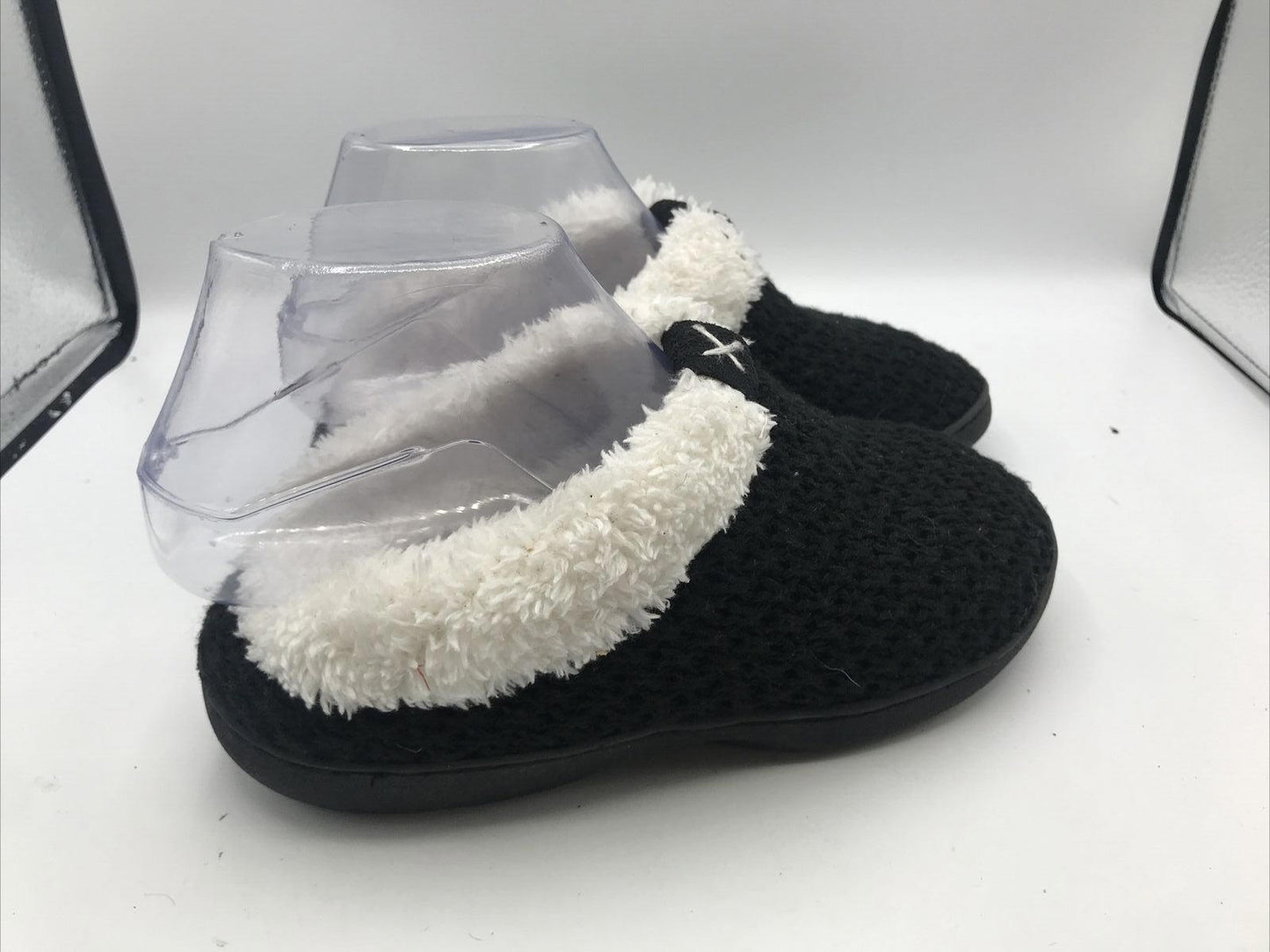 Aerosol Womens Slide Size S 5/6 Black Faux
