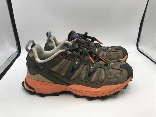 Adidas Sneakers Women’s Sz 8  Hyperturf Walking Hiking Active Shoes Orange Green