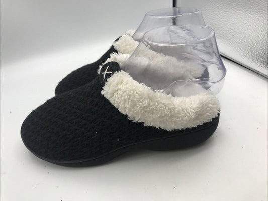 Aerosol Womens Slide Size S 5/6 Black Faux